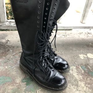 Doc Martens Knee High Faux Leather